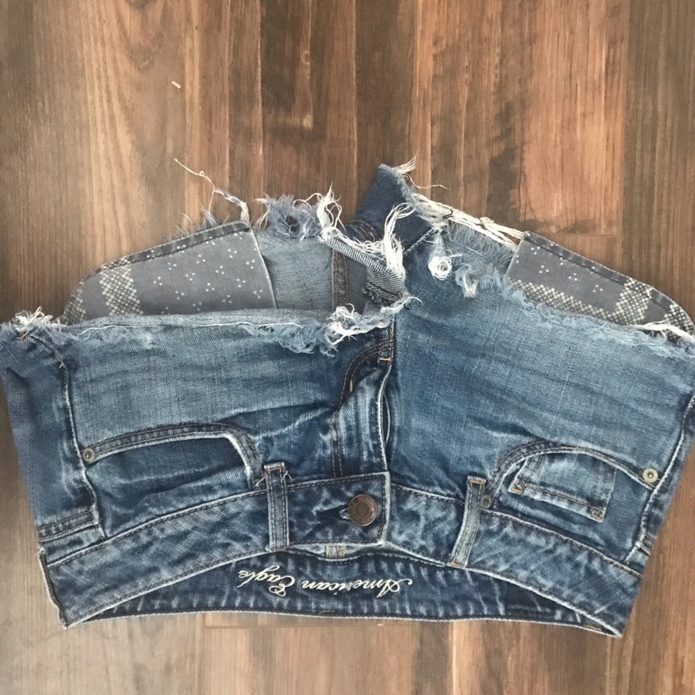 American eagle jean shorts
